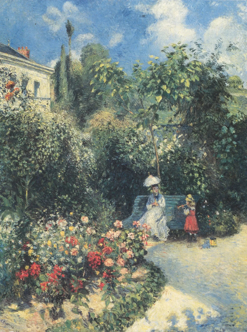 Im Garten der Mathurins, Pontoise - Camille Pissarro