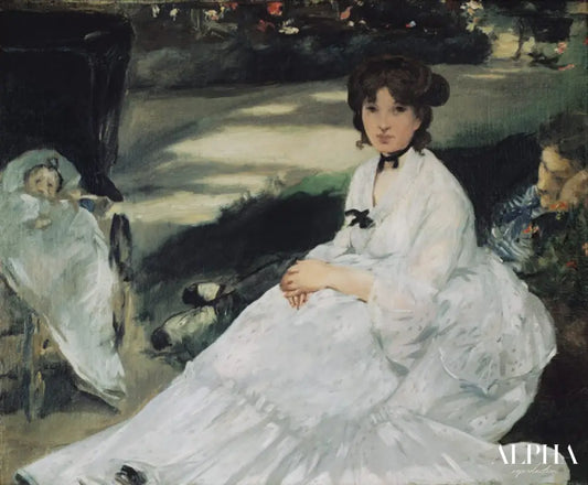 Dans le jardin - Edouard Manet - Reproductions de tableaux et peintures haut de gamme