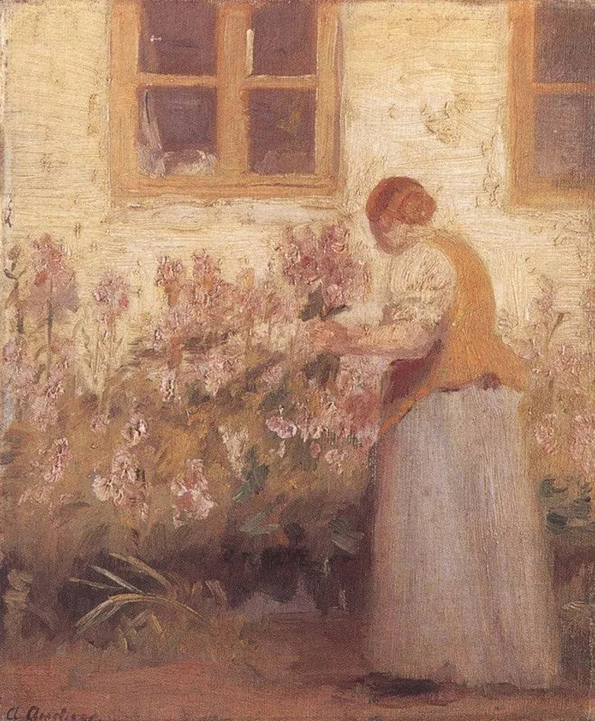Im Blumengarten – Anna Ancher