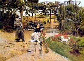 Im Garten - Giovanni Boldini