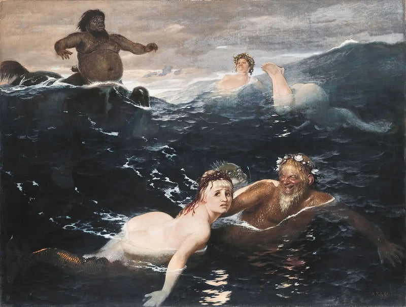 Im Spiel der Wellen - Arnold Böcklin