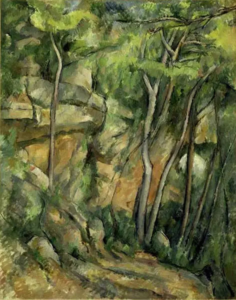 Im Park von Château Noir - Paul Cézanne