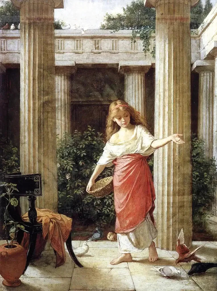 Im Peristyl – John William Waterhouse
