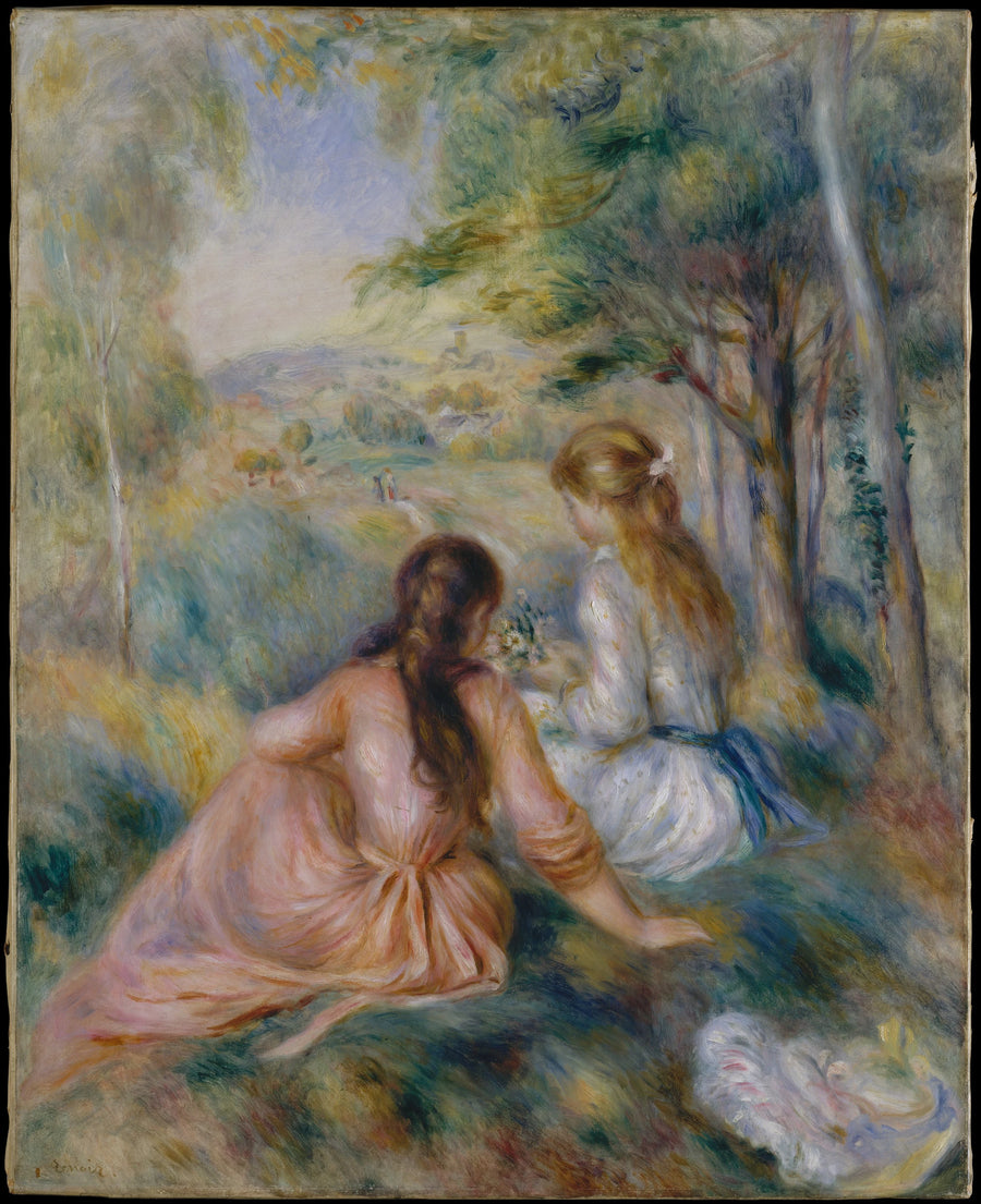 Auf der Wiese - Pierre-Auguste Renoir