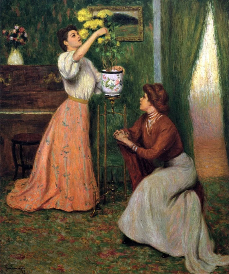 Im Wohnzimmer - Federico Zandomeneghi
