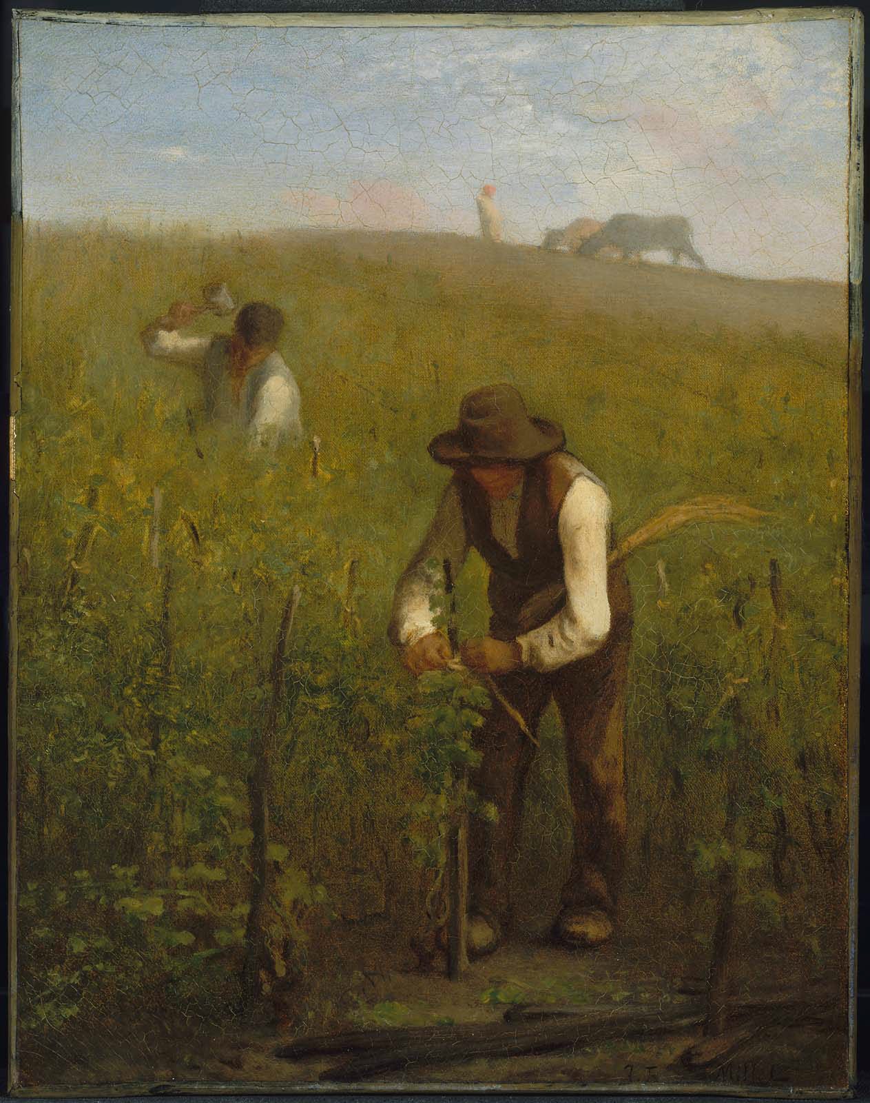 Im Weinberg - Jean-François Millet