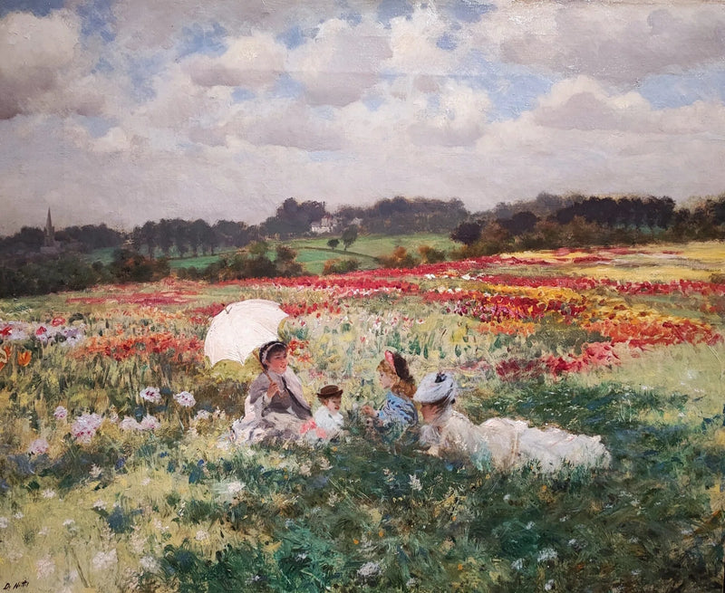 In den Feldern rund um London - Giuseppe De Nittis