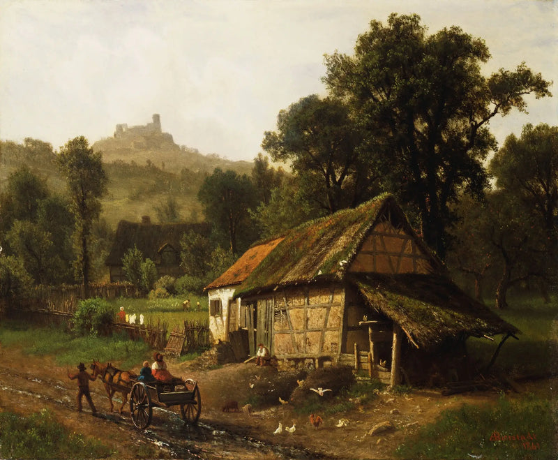In den Vorbergen - Albert Bierstadt