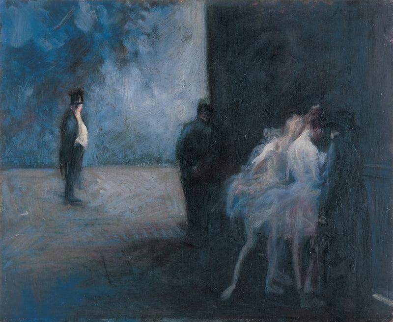 Hinter den Kulissen – Symphonie in Blau - Jean-Louis Forain