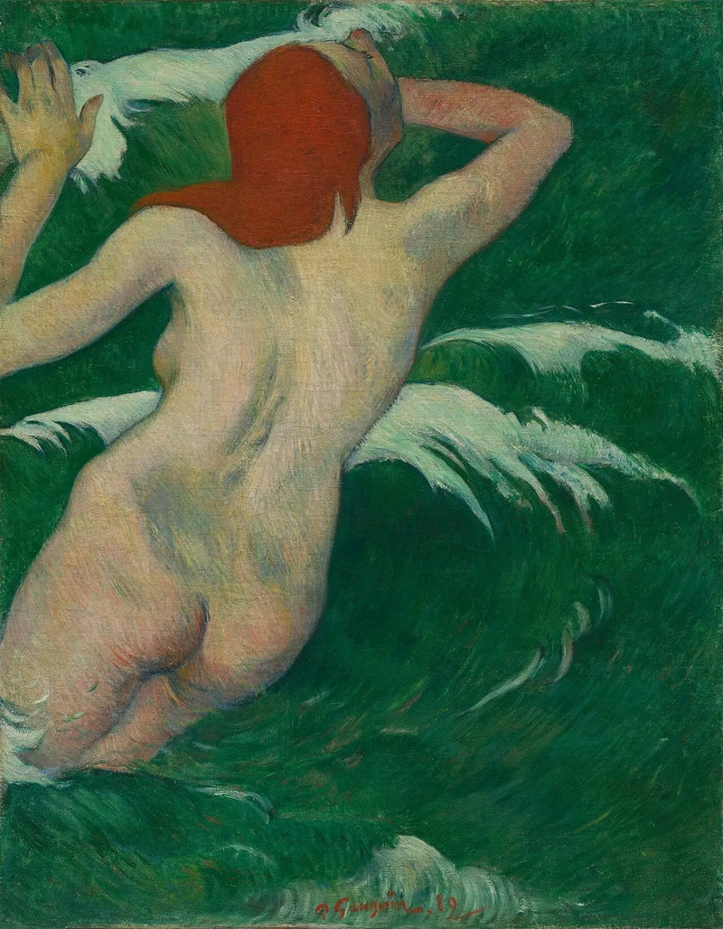 In den Wellen - Paul Gauguin