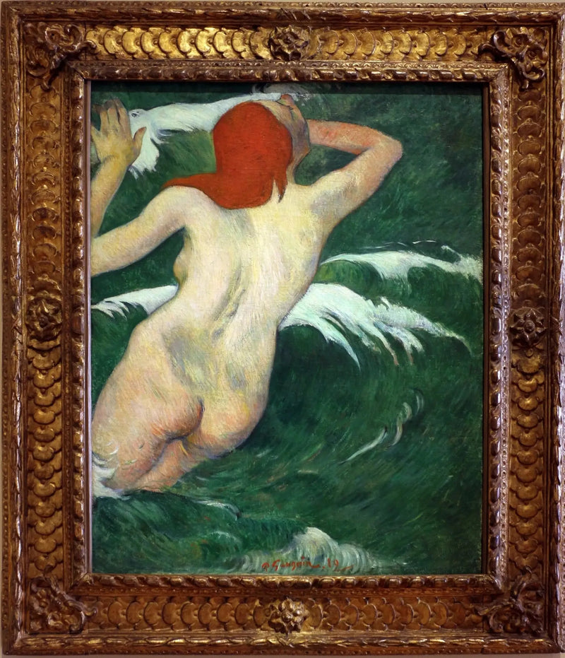 In den Wellen - Paul Gauguin