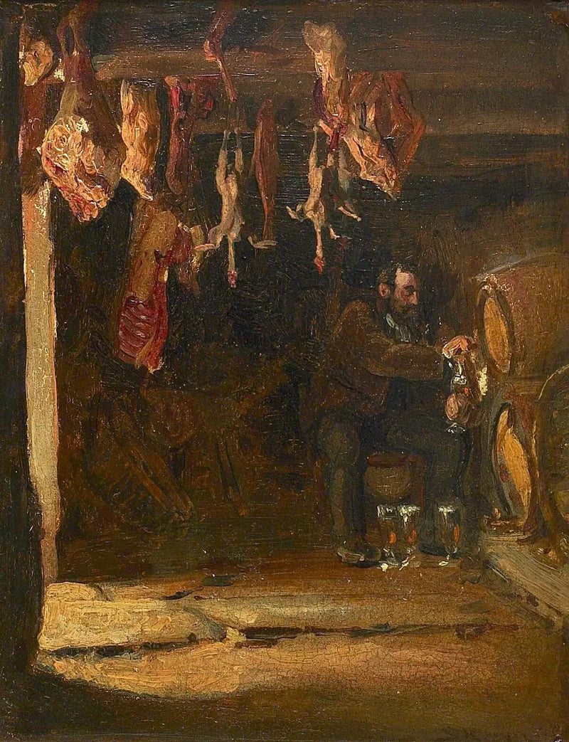 In einem Keller in Concarneau. - Peder Severin Krøyer