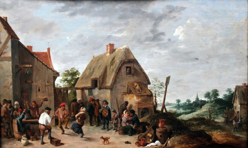Tanz auf dem Dorffest - David Teniers der Jüngere