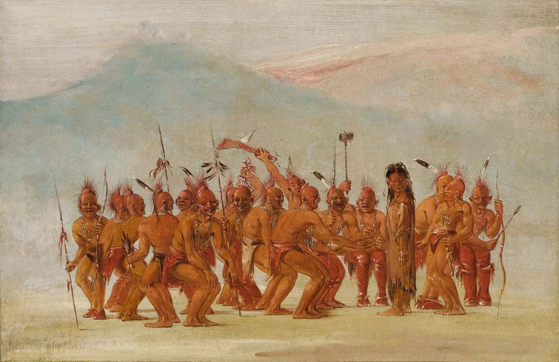 Tanz im Berdash - George Catlin
