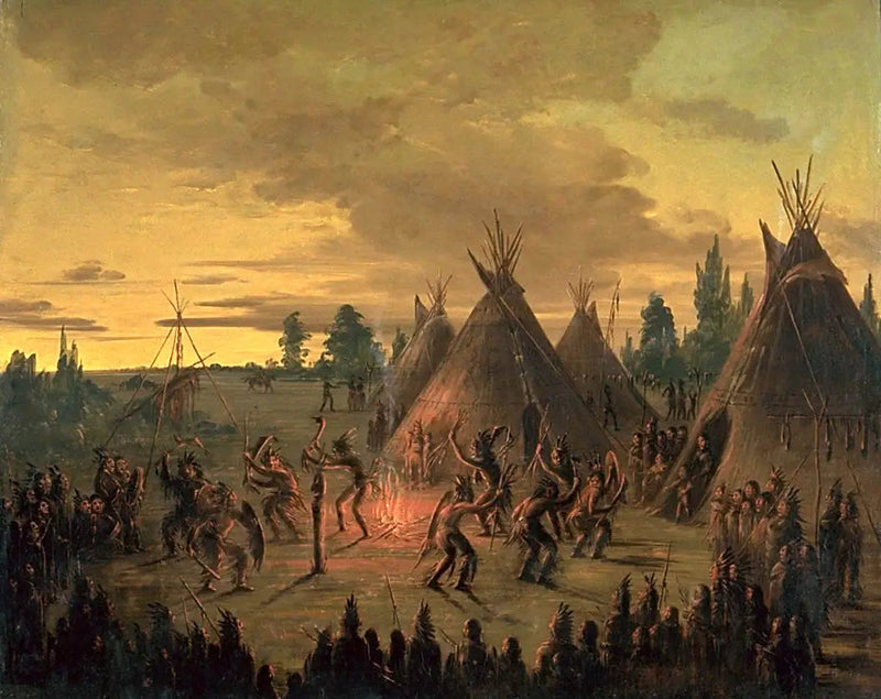 Kriegstanz, Sioux - George Catlin