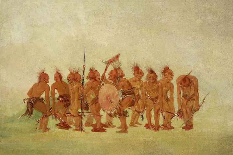 Tanz der Bettler, Sauk und Fox - George Catlin