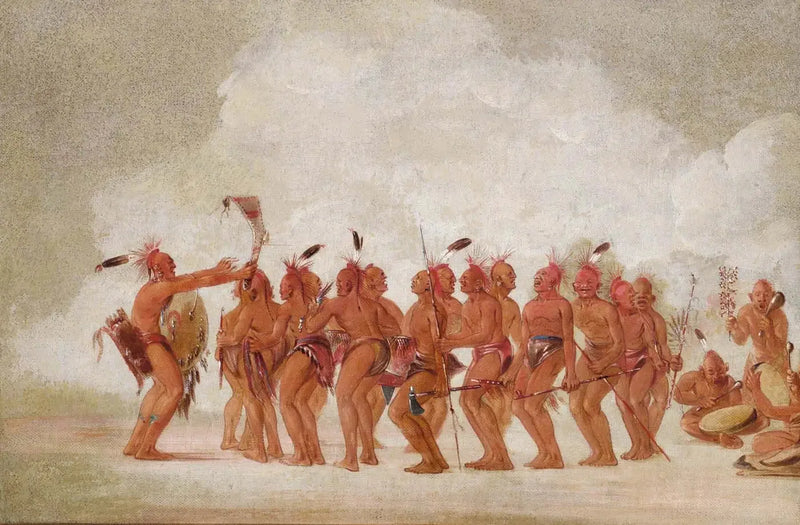 Tanz der Sklaven, Sac und Renard - George Catlin