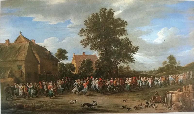 Dorffest mit Menschenmenge - David Teniers der Jüngere