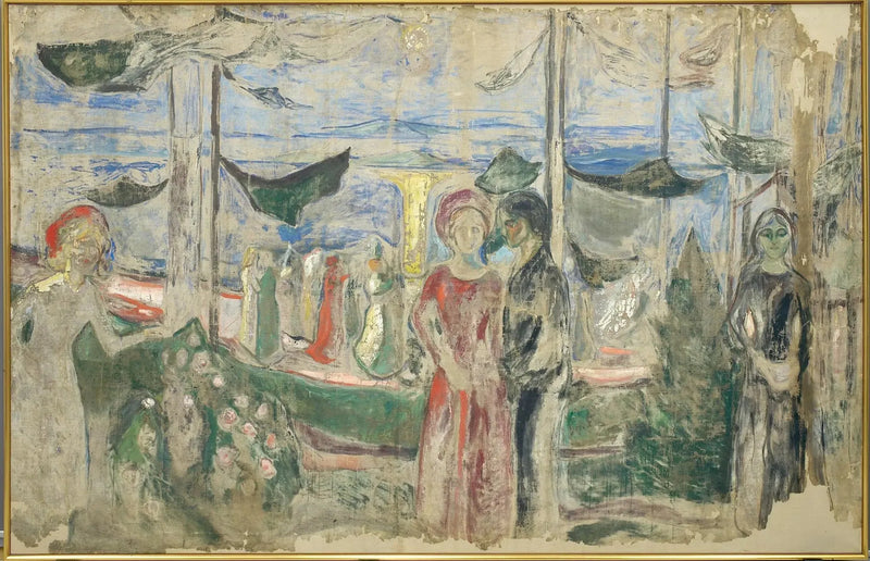 Tanz am Strand - Edvard Munch