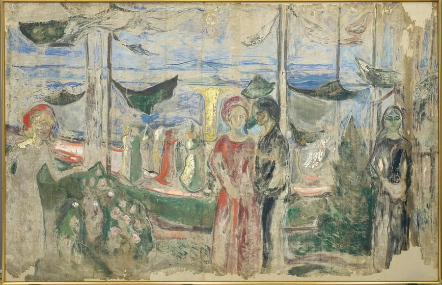 Tanz am Strand - Edvard Munch