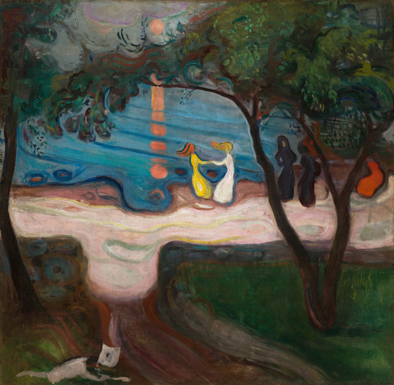 Tanz am Strand - Edvard Munch