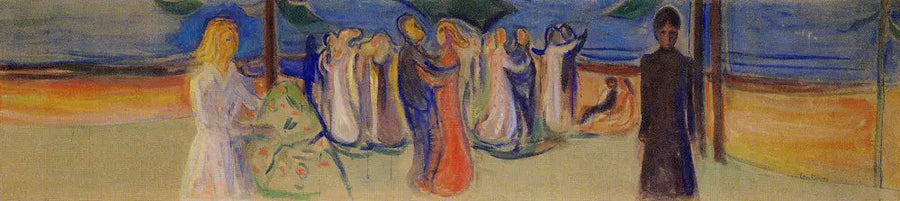 Tanz am Strand (Frinse Reinhardt) - Edvard Munch