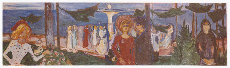 Tanz am Strand (Frise Linde) - Edvard Munch