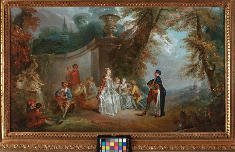 Venezianische Tanz (Venezianische Feste) - Antoine Watteau