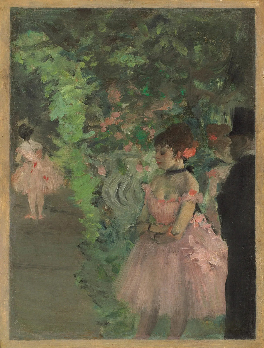 Tänzer im Hintergrund - Edgar Degas