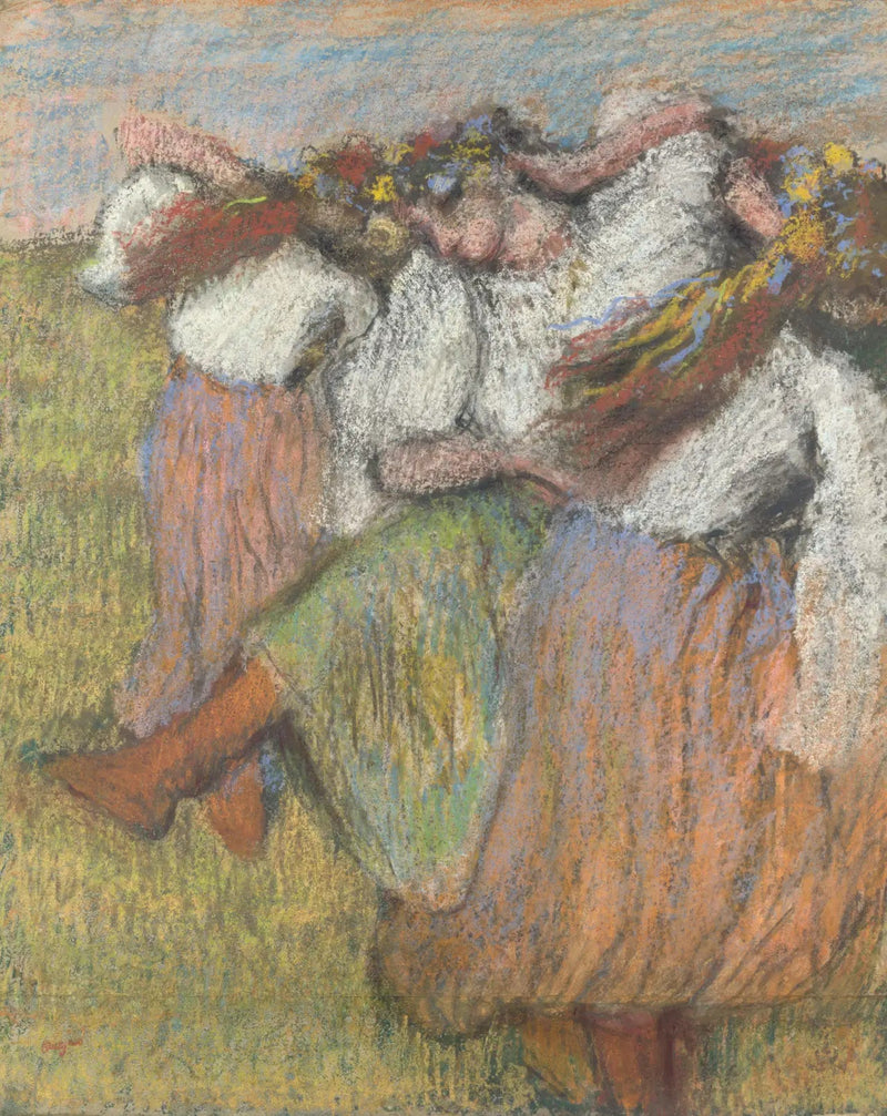 Ukrainische Tänzer - Edgar Degas