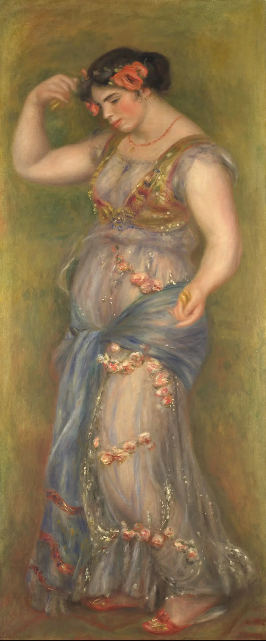 Tänzerin mit Kastagnetten - Pierre-Auguste Renoir