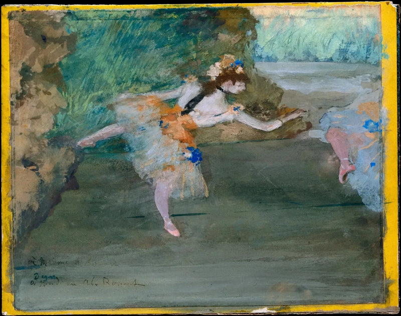 Tänzer auf der Bühne - Edgar Degas