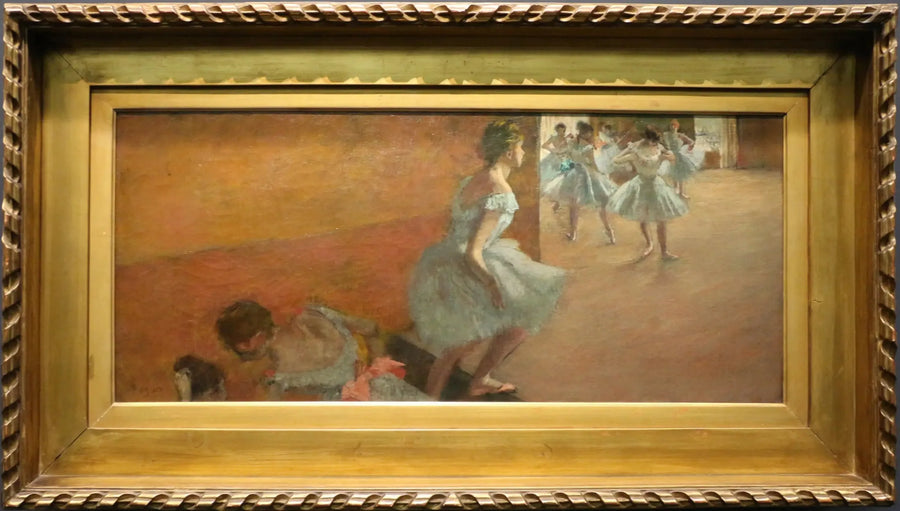 Tänzerinnen, die eine Treppe hinaufsteigen - Edgar Degas