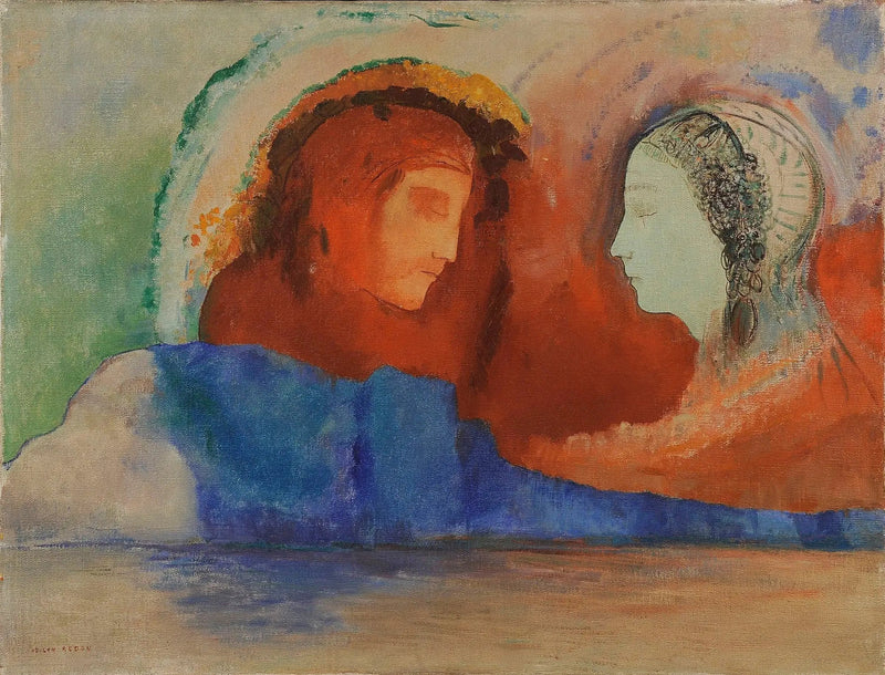 Dante und Beatrice - Odilon Redon