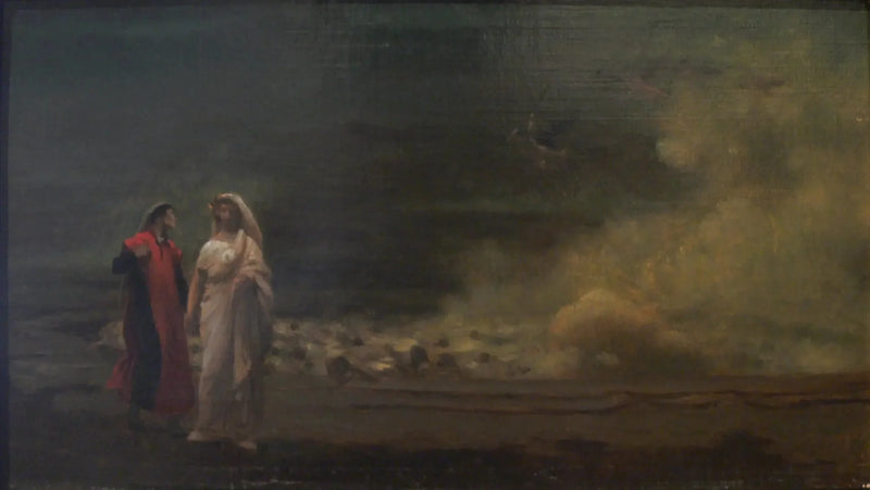 Dante und Virgil in der Hölle - Jean-Léon Gérôme