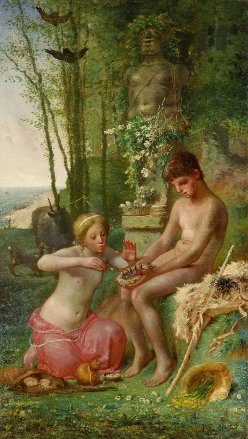 Daphnis und Chloé - Jean-François Millet