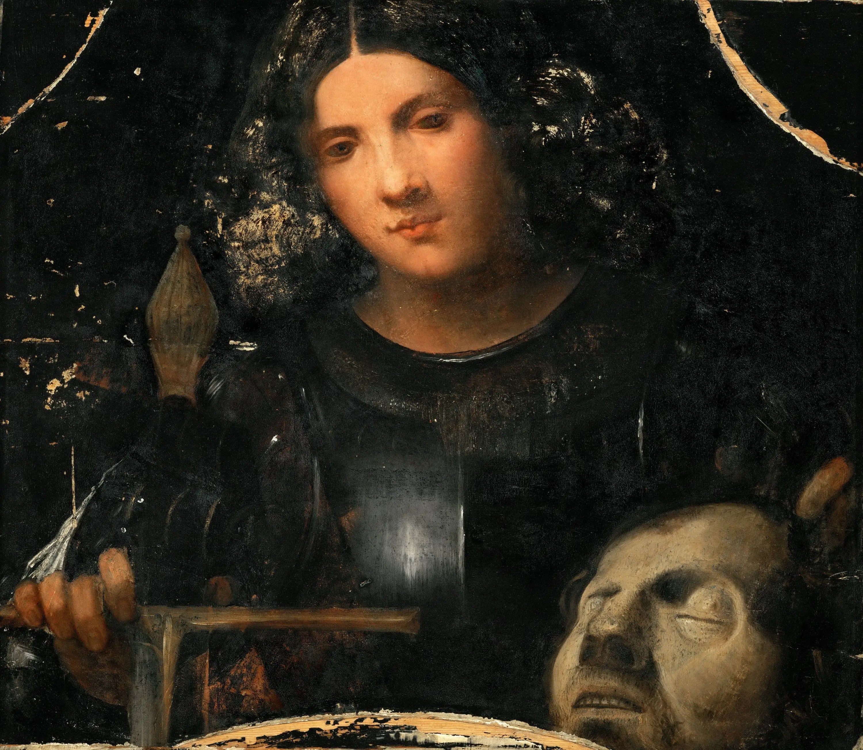 David avec la tête de Goliath - Giorgione image 1 tableau peint à l’huile sur toile
