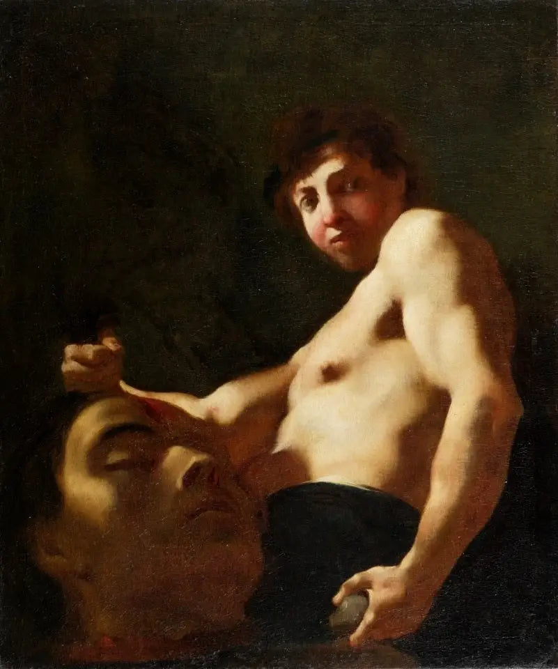 David mit dem Kopf von Goliath - Giovanni Battista Tiepolo