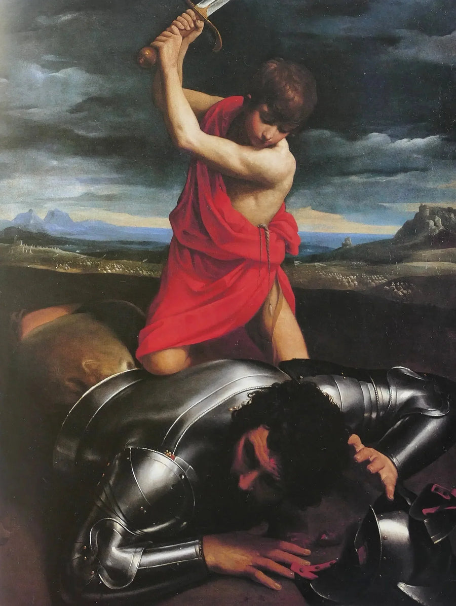 David enthauptet Goliath - Guido Reni