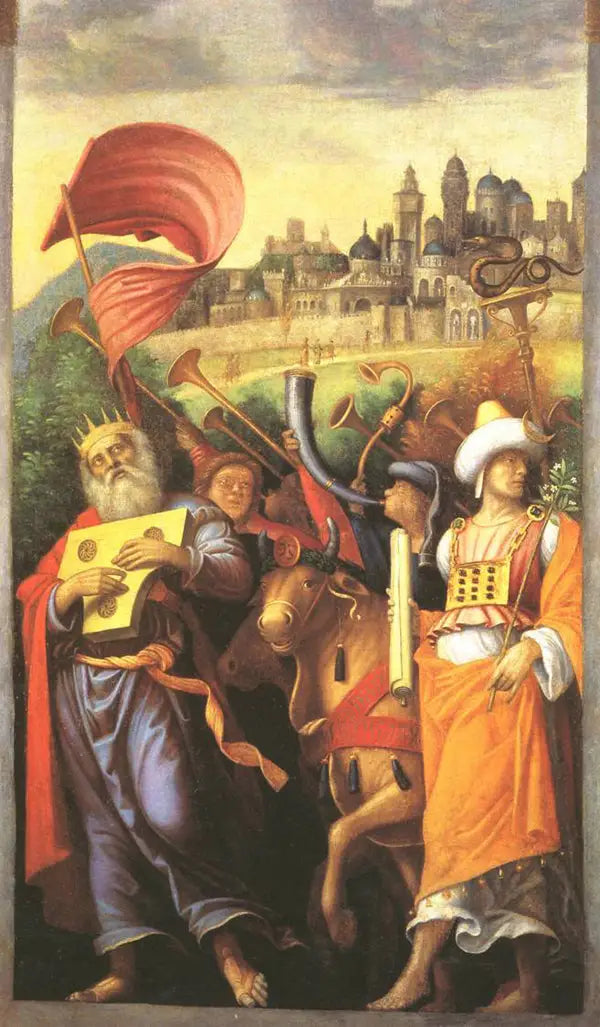 David vor der Bundeslade - Antonio da Correggio