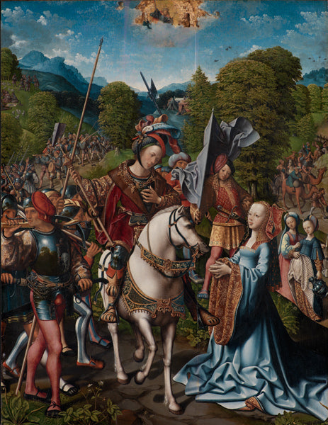 David und Abigail - Jacob Cornelisz van Oostsanen