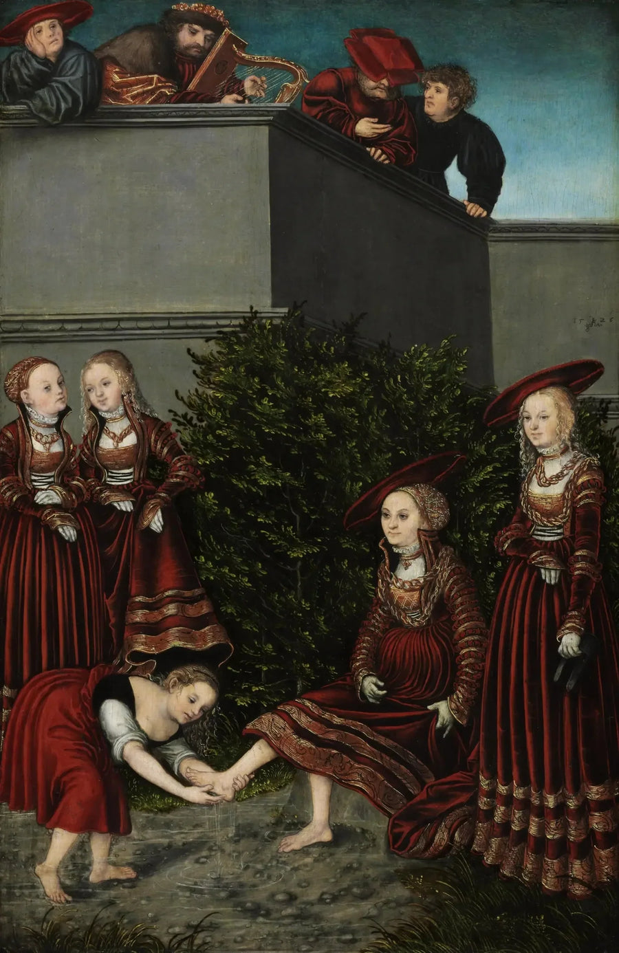 David und Betsabea - Lucas Cranach der Ältere