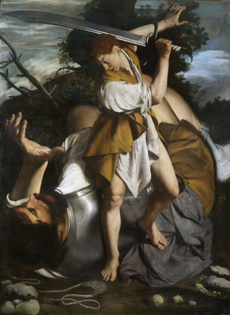 David und Goliath - Orazio Gentileschi