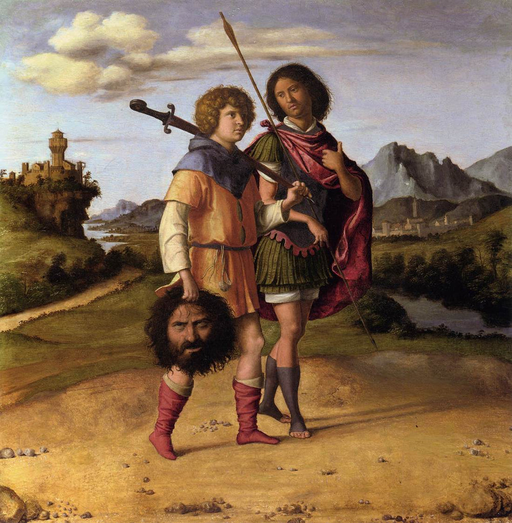 David et Jonathan - Cima da Conegliano image 1 reproduction réalisée par Alpha Reproduction