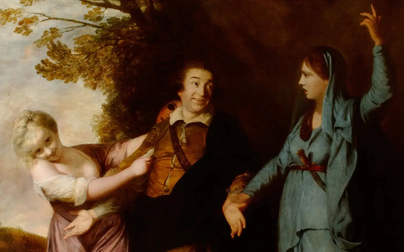 David Garrick zwischen Tragödie und Komödie - Joshua Reynolds