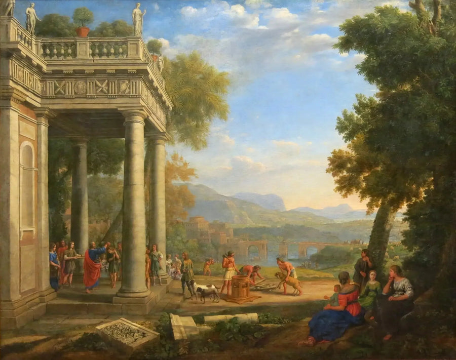 David heilig König von Samuel - Claude Lorrain