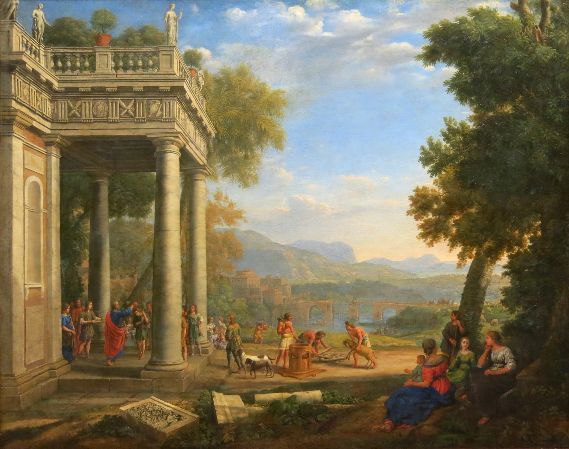 David heilig König von Samuel - Claude Lorrain