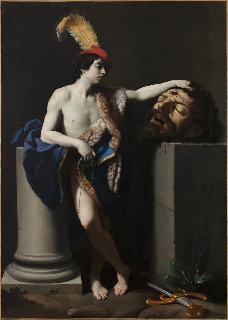 David hält den Kopf von Goliath - Guido Reni