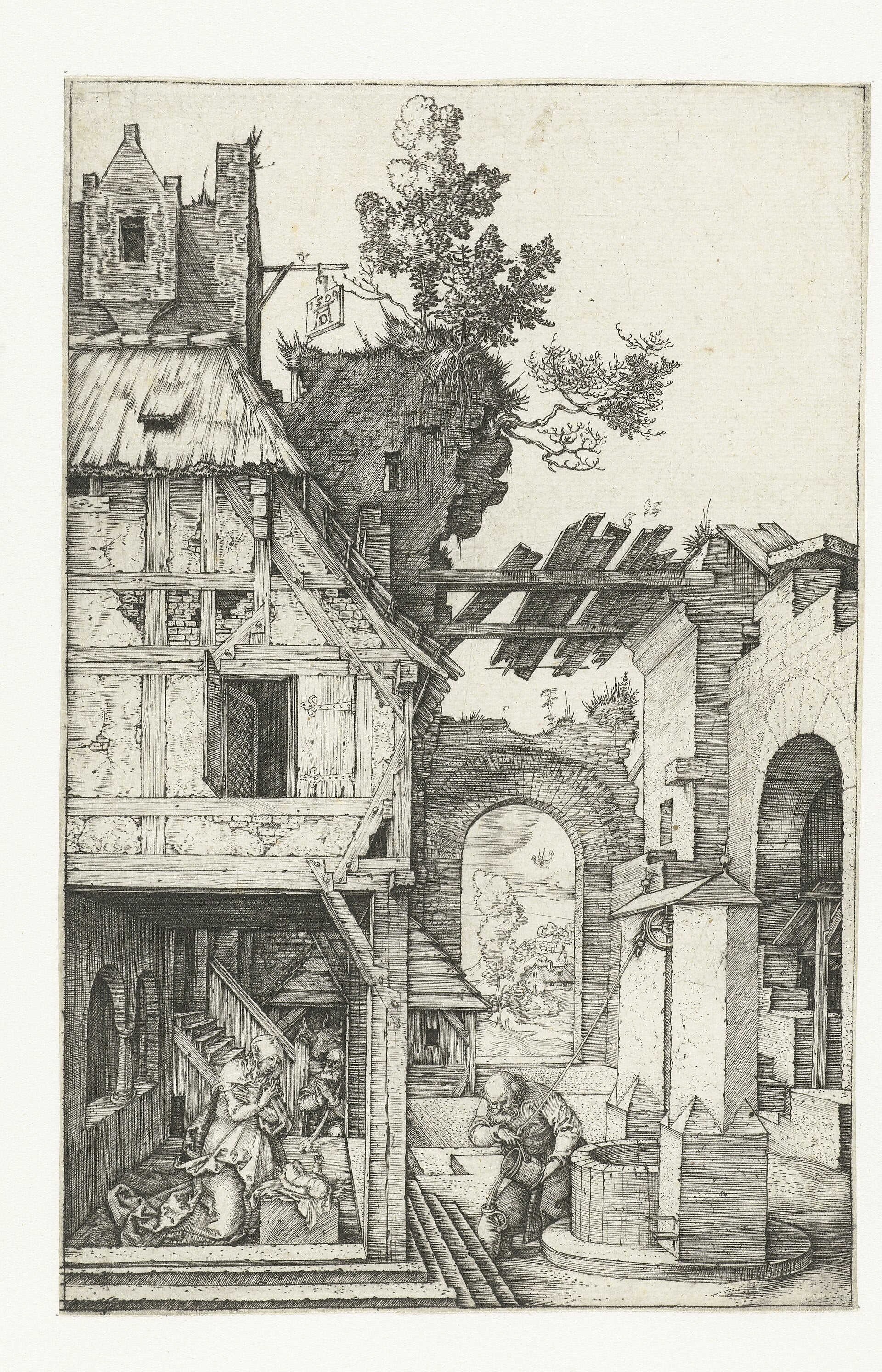 Le Retable Paumgartner : Nativité - Albrecht Dürer
