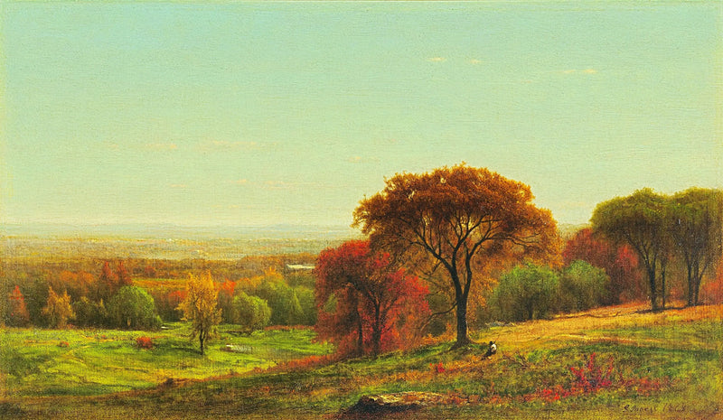 Auf der anderen Seite des Hudson-Tals, in den Ausläufern der Catskills - George Inness